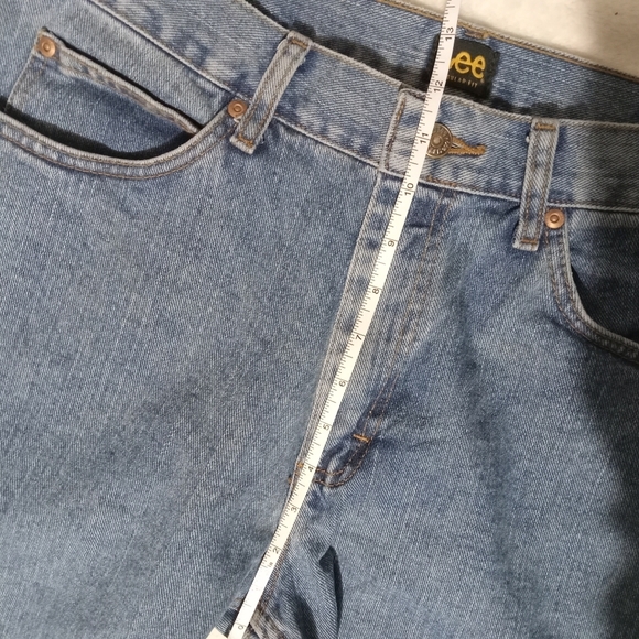 Lee Regular Fit 100%cotton Denim Blue Jeans size 36×32 - Picture 11 of 12